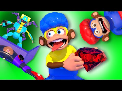 I'm Crazy Monkey Cha-Cha | D Billions Kids Songs