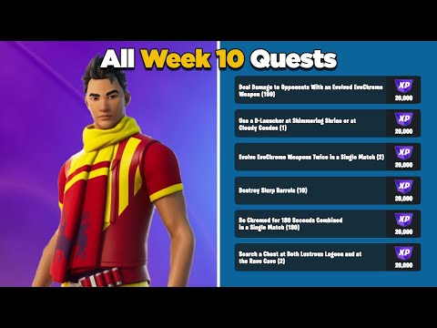 Fortnite All Week 10 Season Quests Guide - Chapter 3 Season 4