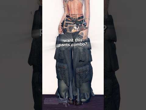 PANTS COMBO TUTORIAL #dresstoimpress #dti #roblox #style #tutorial #tips #cargos #new #jeans #layer