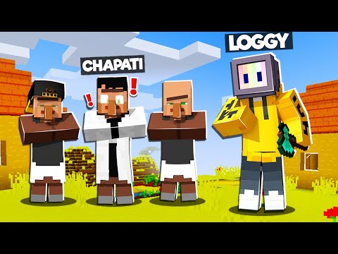 Crazy Twist! CHAPATI HG VS LOGGY: Epic Minecraft Hunt!