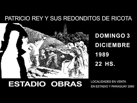 Los Redondos • Estadio Obras Sanitarias 03/12/1989 [ Consola ] | Recital Completo
