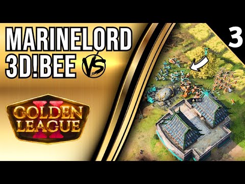 AoE4 Golden League 2 🏆 MarineLorD vs 3D!Bee - G3