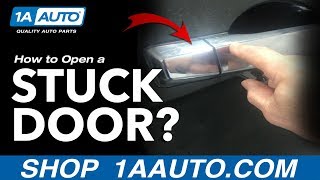 How to Open a Car Door with Broken Door Handles?