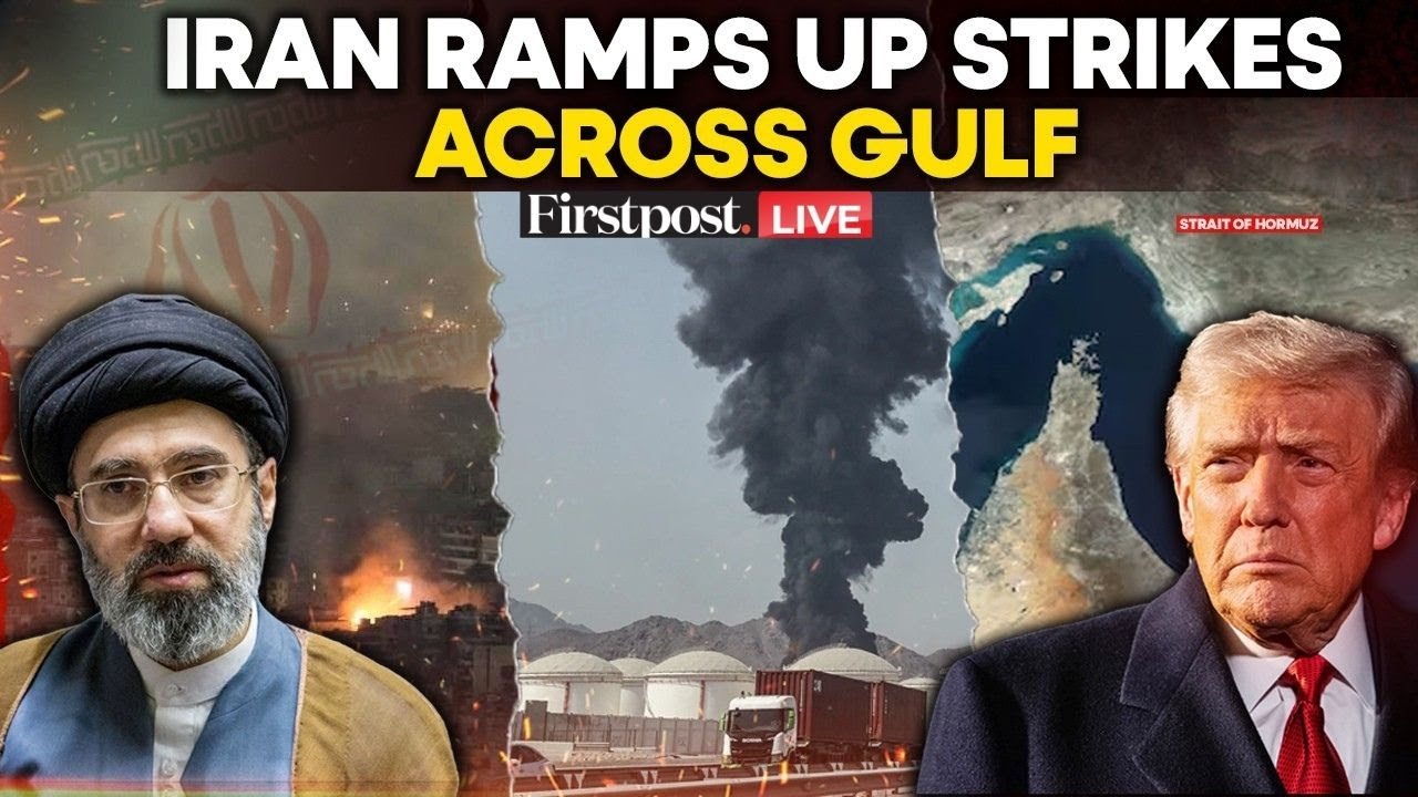 LIVE: Iran Escalates Strikes Across Gulf; Trump Urges Allies to Send Warships to Strait of Hormuz