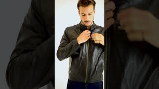Video de Campera cuero vacuno LORENZO BLACK