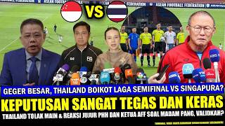 Download lagu 🔴TOTAL CHAOS IN AFF‼️Thailand's Madam Pang Refuses to Play Singapore in AFF 2026 Semifinals ~ is ... mp3
