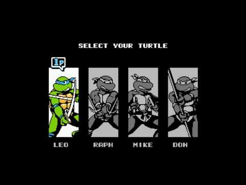Teenage Mutant Ninja Turtles III: The Manhattan Project. NES. Playthrough