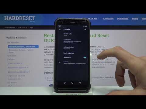 Cómo activar el modo oscuro en OUKITEL WP5 - modo nocturno