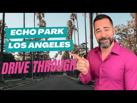 Echo Park Los Angeles Neighborhood Drive through