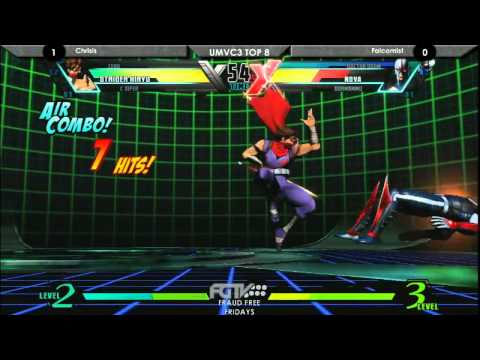 FGTVLive UMvC3 (4/20/12) Fraud-Free Fridays - Falcomist Vs. Chrisis