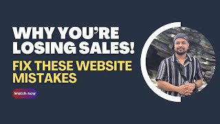 Top 3 Website Mistakes That Kill Small Business Sales 🚫 (And How to Fix These Website Mistakes Fast)