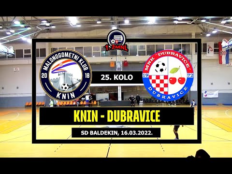 ŽMNL: KNIN - DUBRAVICE  2:5, 16.03.2022.