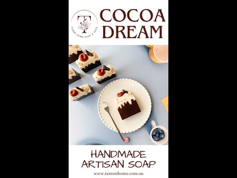 🍫🎄 Cocoa Dream: O aroma das delícias de Natal | Sabonete artesanal da Tammi Home 🍒