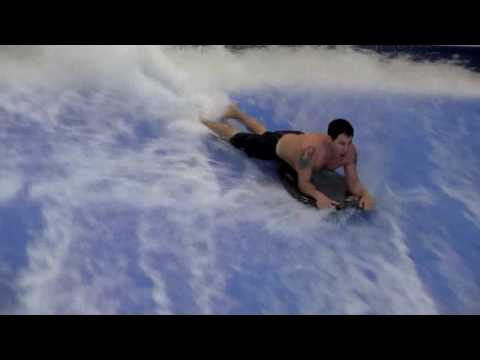 How to get into the flowrider on bodyboard