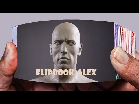 Terminator Sculpture Timelapse   Terminator 2  Judgement Day Flipbook