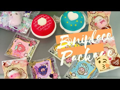 Boniplace Squishy Package with IBloom x Kanahei, Creamiicandy and Tokyo Bakery Squishies | Toy Tiny Video