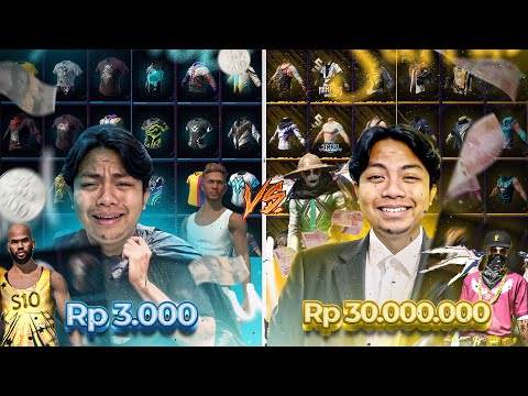 I REVIEW THE FF GEMBEL ACCOUNT FOR Rp. 3,000 VS THE SULTAN ACCOUNT FOR Rp. 30,000,000! WHAT LOSS ...