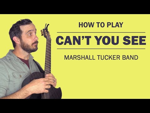 Can't You See (Marshall Tucker Band) | How To Play On Guitar