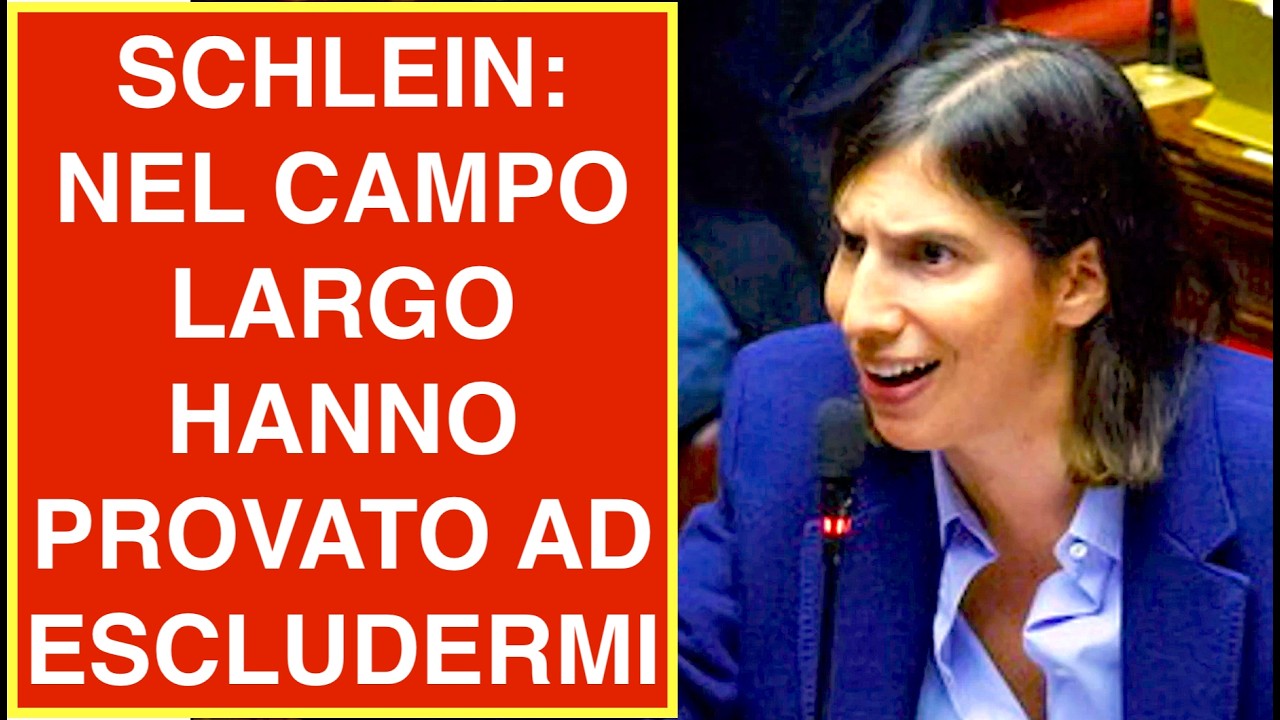 SCHLEIN: NEL CAMPO LARGO HANNO PROVATO A D ESCLUDERMI. CON UN MODERATO SI È SEMPRE PERSO