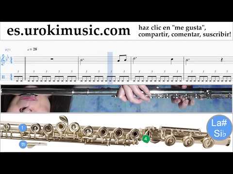 Como Tocar Flauta Schubert - Ave Maria Tablatura Parte#2 um-b927