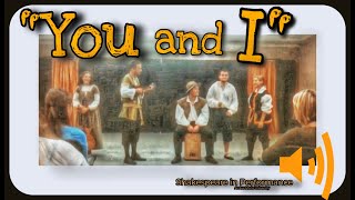 "You and I," Orlando and Rosalind, As You Like It