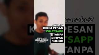 Download lagu Cara ke 2: Kirim Pesan WhatsApp Tanpa Simpan Nomor, Tanpa Link dan Tanpa Aplikasi Tambahan #shorts mp3