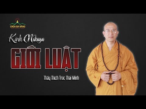Kinh Nikaya | Giới Luật | Thầy Thích Trúc Thái Minh