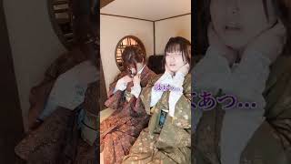 寒い日は胸元にアレを詰めています… #shorts