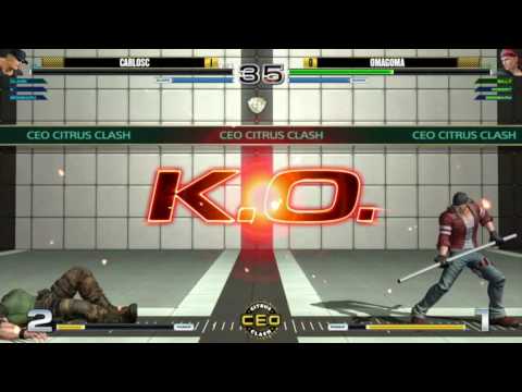 "BBR" KOFXIV AT CEO CITRUS CLASH #5 - CARLOSC vs OMAGOMA