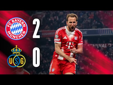 KANE DOPPELPACK SICHERT ACHTELFINALE | FC Bayern - Saint-Gilloise | Champions League-Highlights