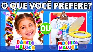 🔄 O QUE VOCÊ PREFERE? Edição: Dia das Crianças 🧸🎮🧒 jogo das escolhas | #quiz #buuquiz