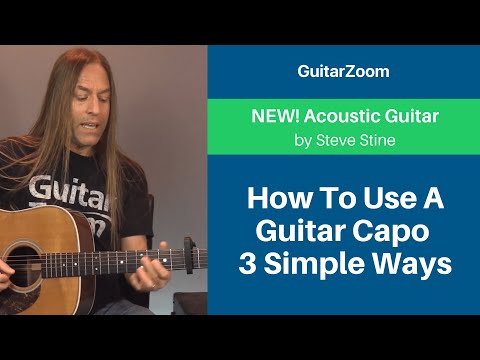 How To Use A Guitar Capo 3 Simple Ways | Acoustic Guitar Lesson