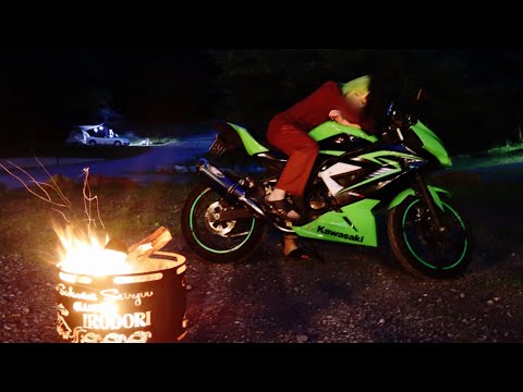 バイク女子、初めてのツーリングキャンプ【古民家宿泊】