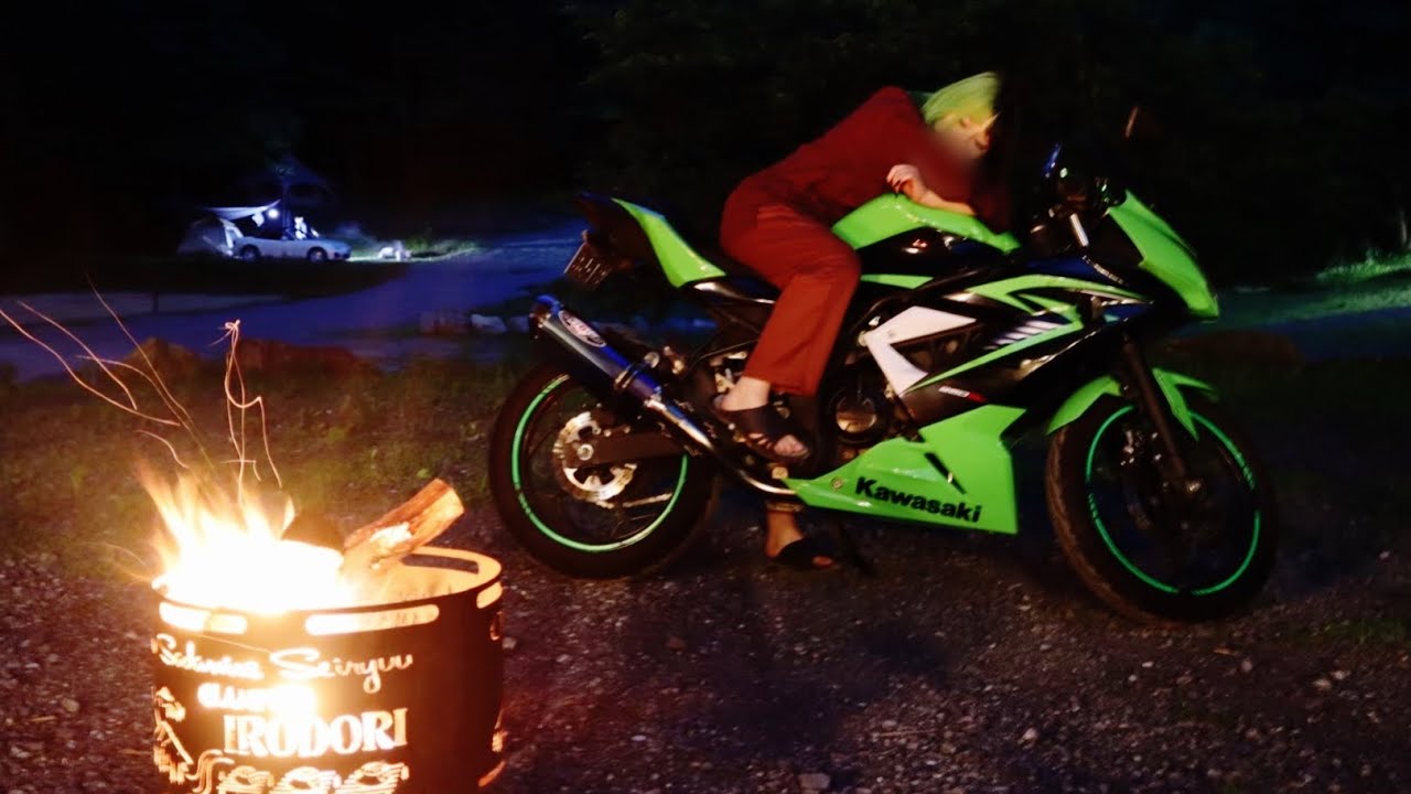 バイク女子、初めてのツーリングキャンプ【古民家宿泊】