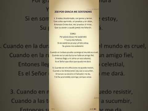 258 POR GRACIA ME SOSTENDRÁ