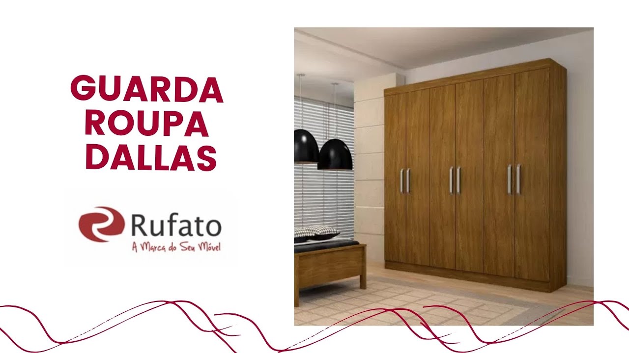 Montagem do Guarda Roupa Dallas Rufato Móveis