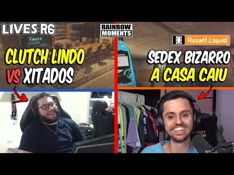 PALUH GANHANDO CLUTCH CONTRA XITADO, RAZAH E SEU SQUAD NO SEDEX ABSURDO - MELHORES MOMENTOS LIVES R6