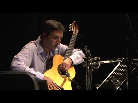 La Guitarra Macedonio  para guitarra y electrónica en vivo.Javier Bravo , guitarra.