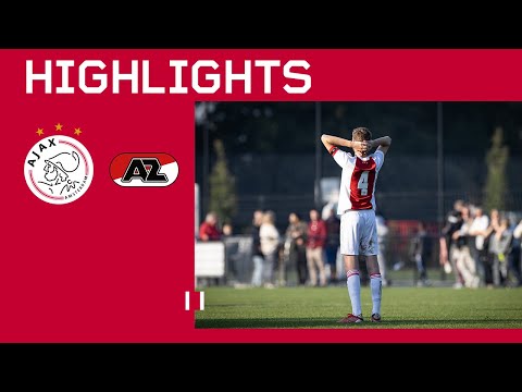 Excitement till the last second! 😮 | Highlights Ajax U16 - AZ U16