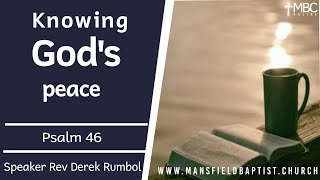 Knowing God's peace