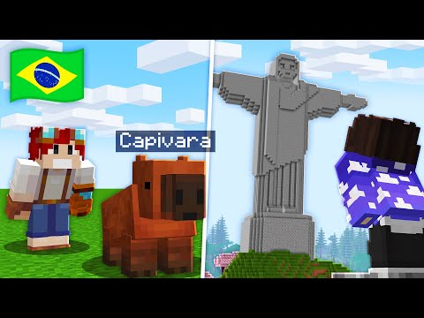 JOGAMOS O MOD DO BRASIL NO MINECRAFT