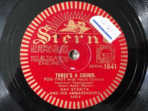 Three's A Crowd - Ray Starita and His Ambassadors