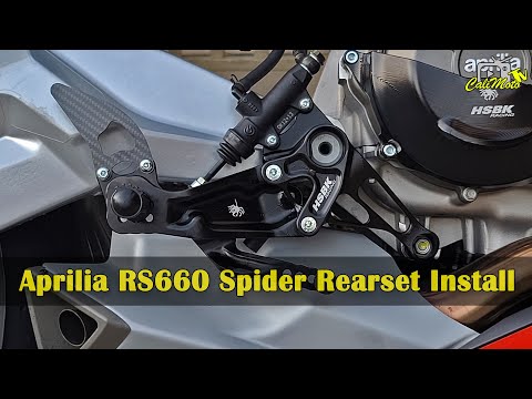 2021 Aprilia RS660 | HSBK Racing Spider Rearset install