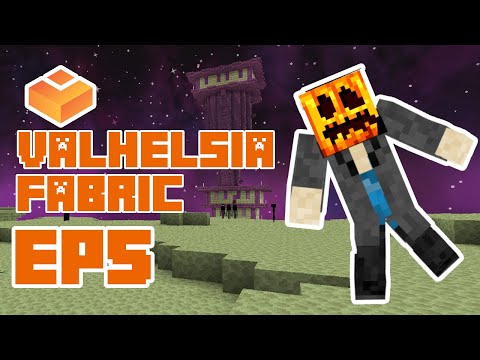 Valhelsia Fabric Let’s Play Ep 5 Tech Reborn Industrial Chainsaw, Full Tree Cutting | Minecraft 1.17