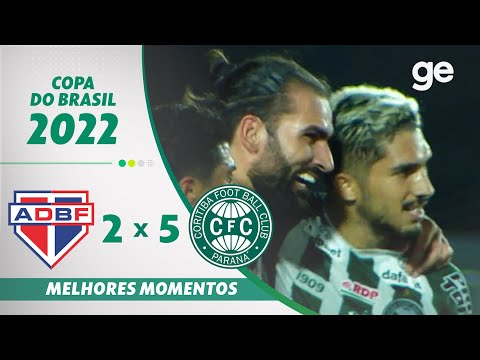 BAHIA DE FEIRA 2 X 5 CORITIBA | MELHORES MOMENTOS | 1ª FASE COPA DO BRASIL 2022 | ge.globo
