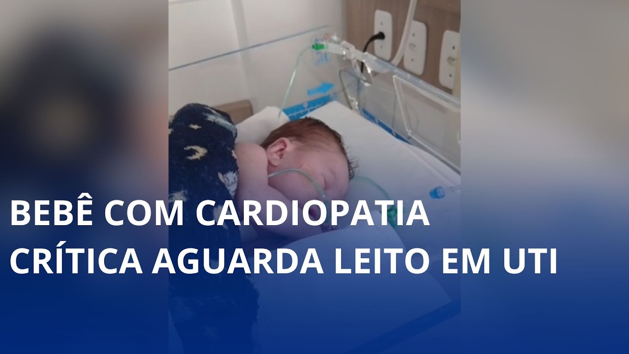 Bebê com cardiopatia crítica
