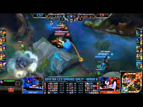 Team Coast vs Cloud 9 - HIGHLIGHTS - NA LCS Spring 2015 - W6D1 - Season 2015 - League of Legends