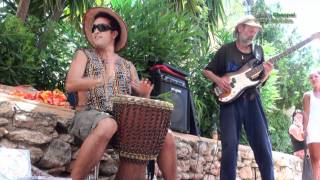 Benidrums Live In The Hippy Market Ibiza´s drums dance 2011