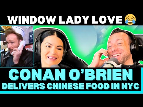 CONAN DELIVERS CHINESE FOOD IN NYC First Time Reaction!