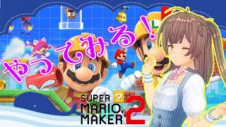 美波、はじめてのマリオメーカー2‼️😎😎😎【Vtuber】